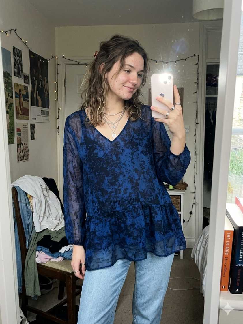 Sheer French Top