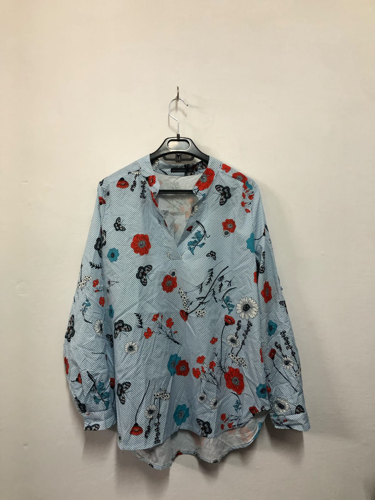 Floral Striped Shirt