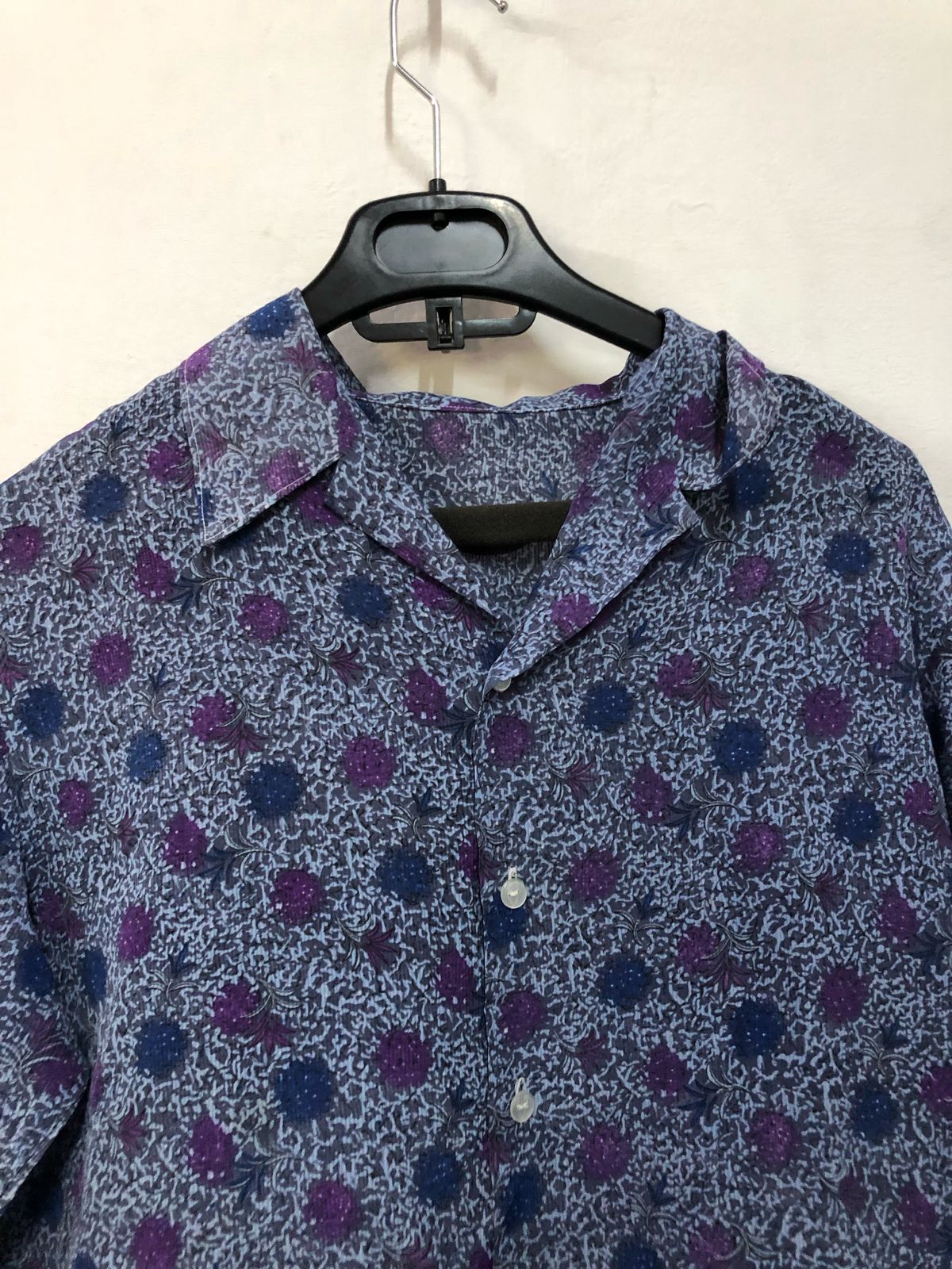 Blue Floral Shirt