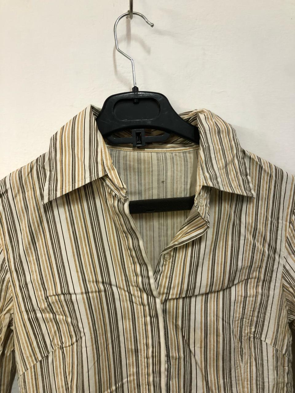Striped Button-Down Shirt
