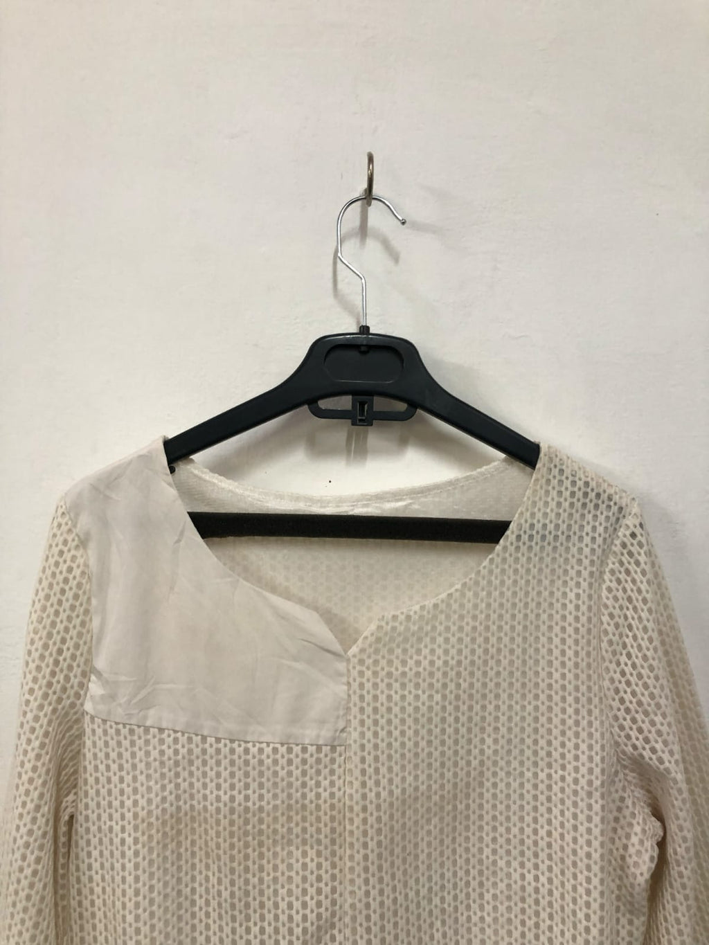 Minimalist White Textured Top