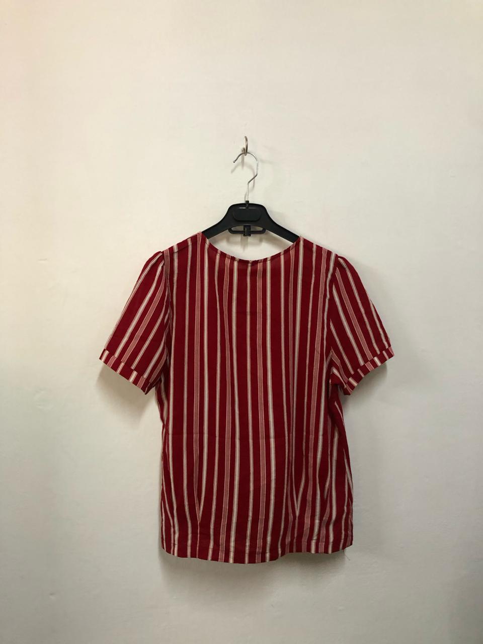 Red Striped Top