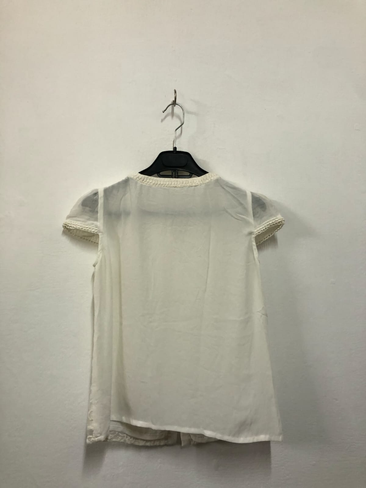White Embroidered Top