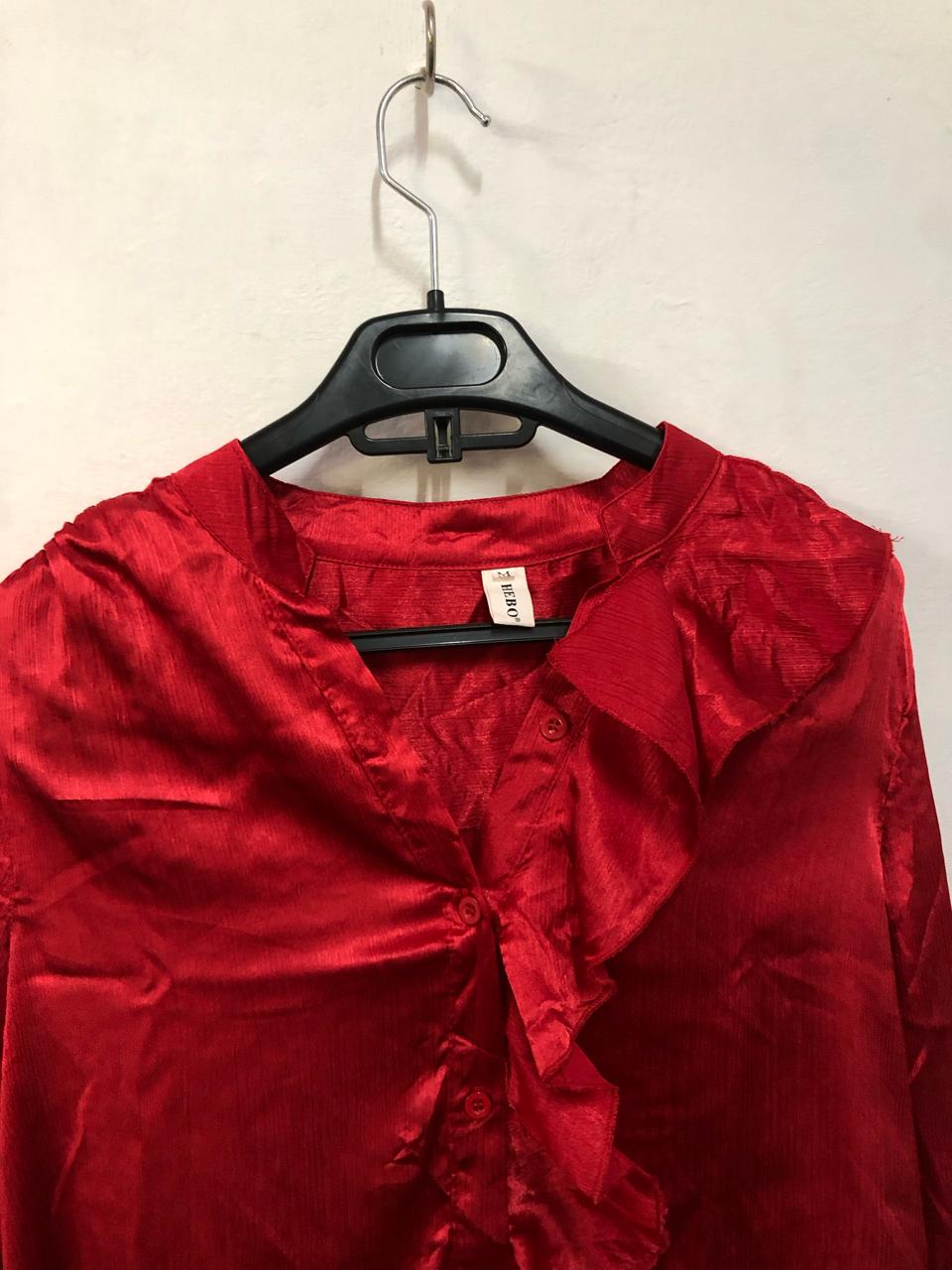 Red Plain Shirt