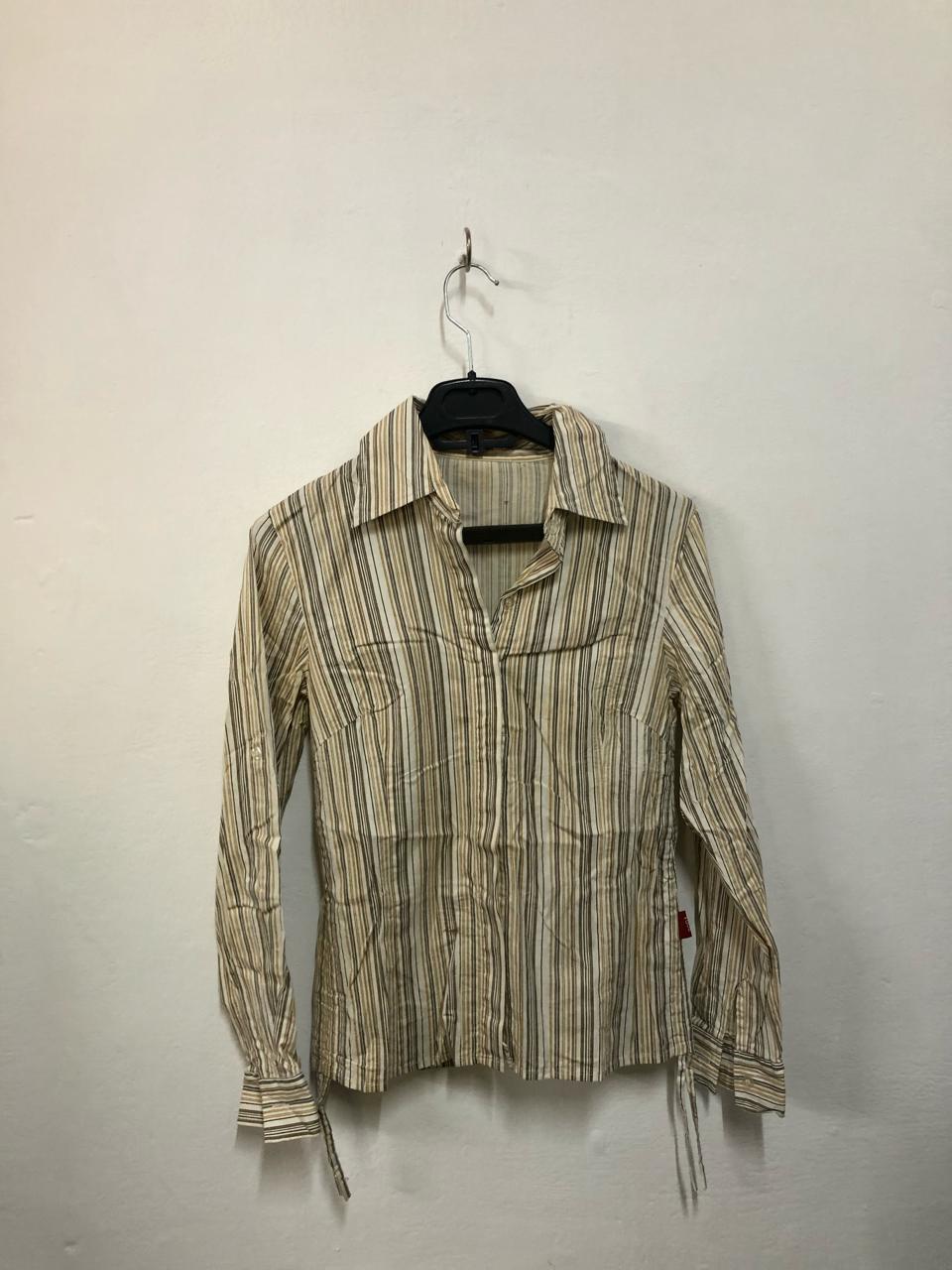Striped Button-Down Shirt