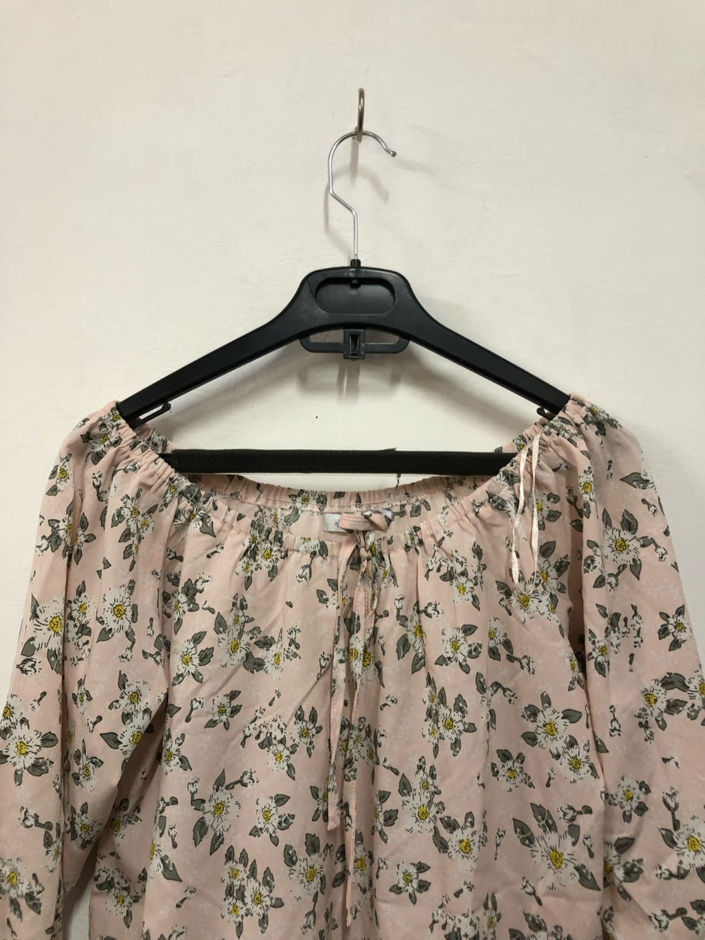 Peach Floral Top