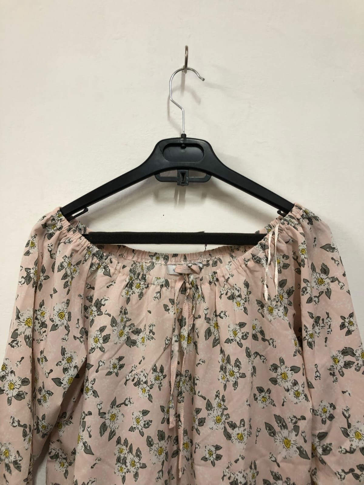 Peach Floral Top