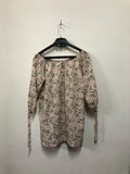 Peach Floral Top
