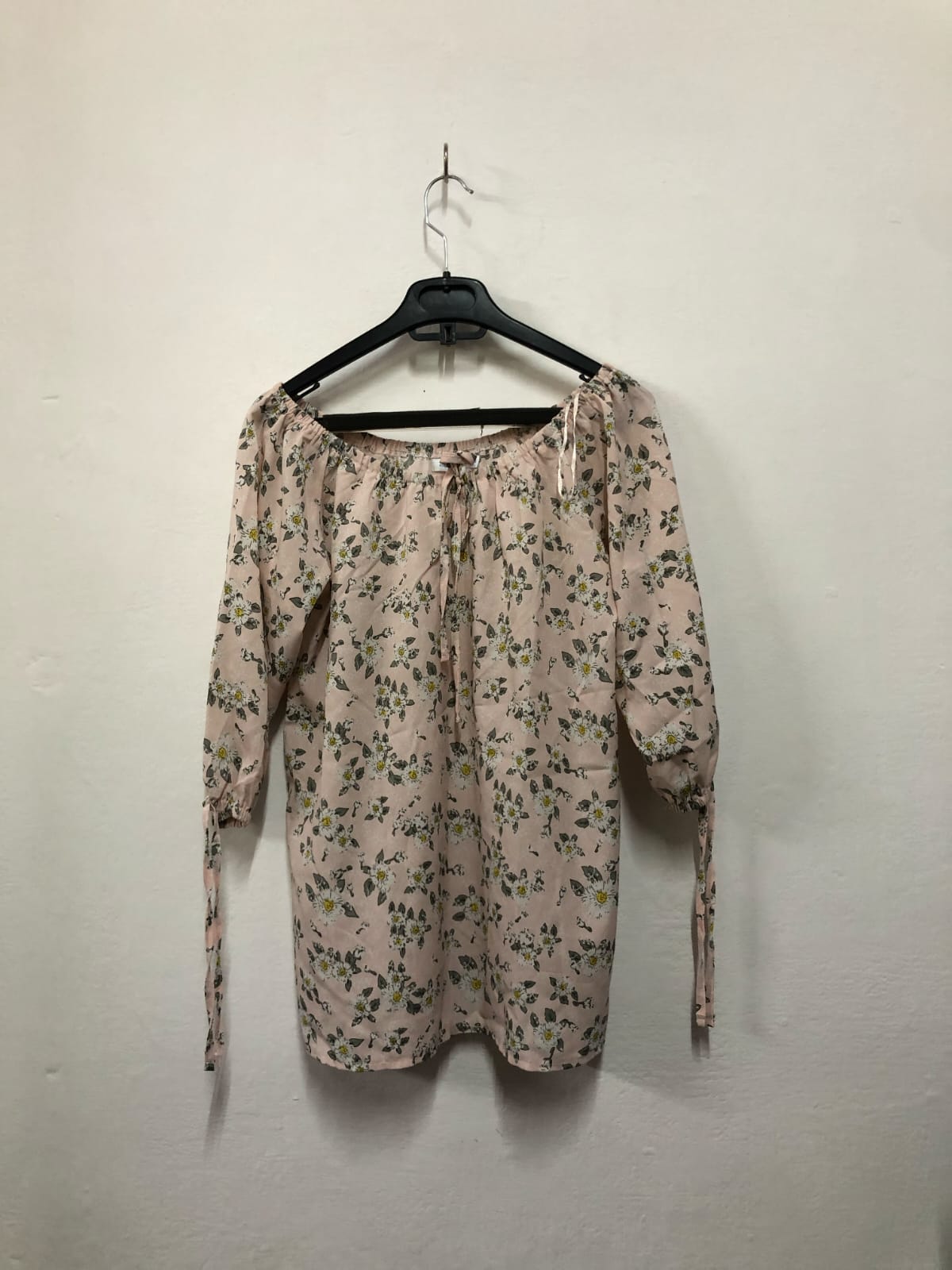 Peach Floral Top