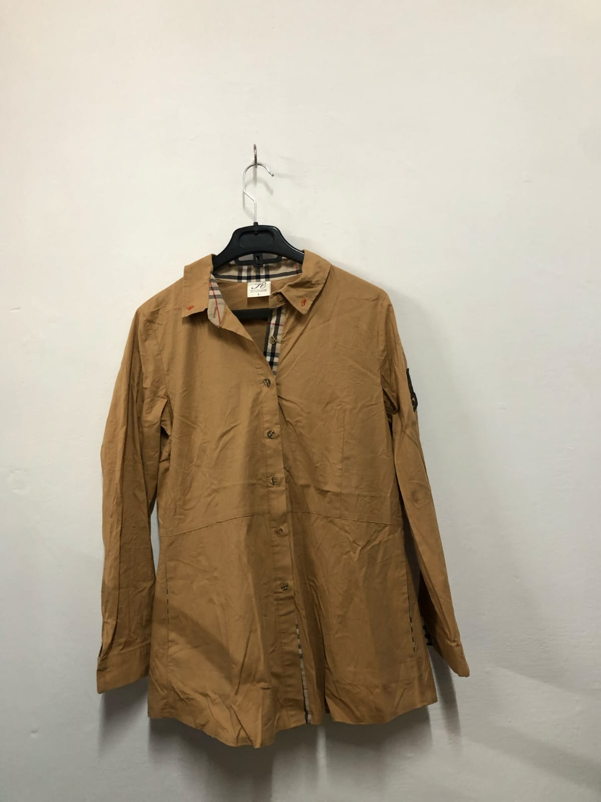 Brown Button-Up Shirt