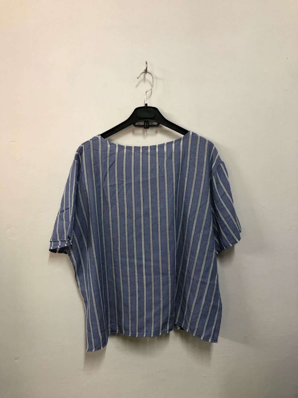Blue Striped Top