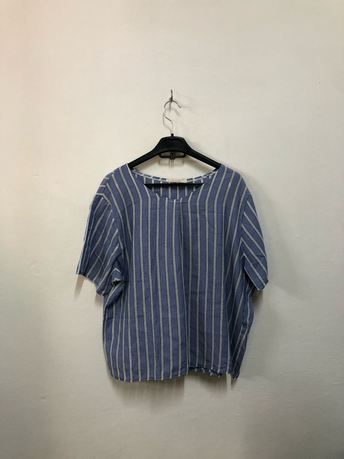 Blue Striped Top