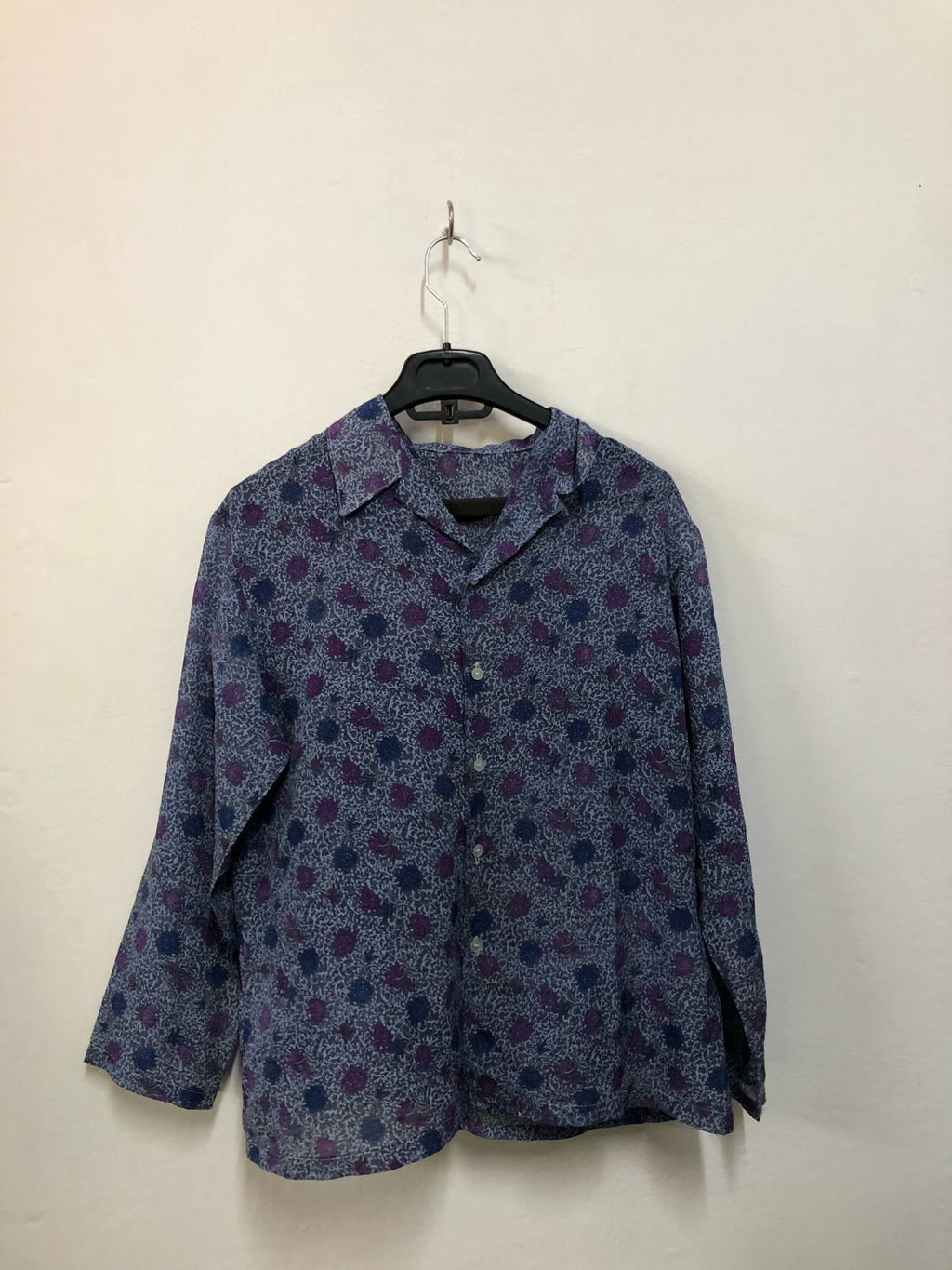 Blue Floral Shirt