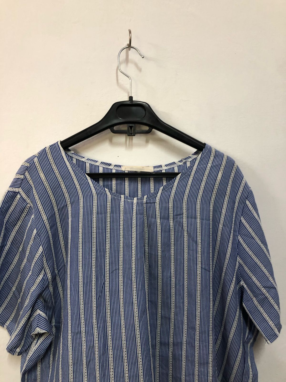 Blue Striped Top