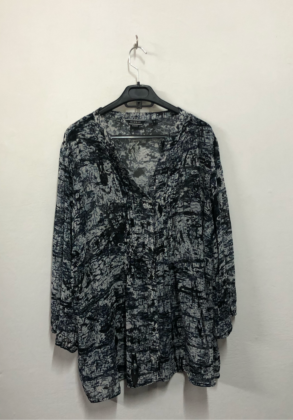 Black & White Printed Top