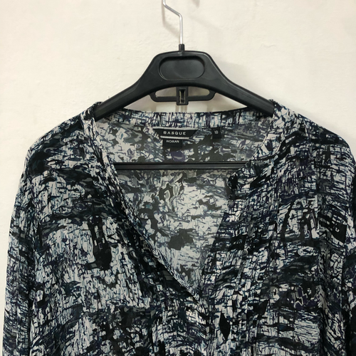 Black & White Printed Top