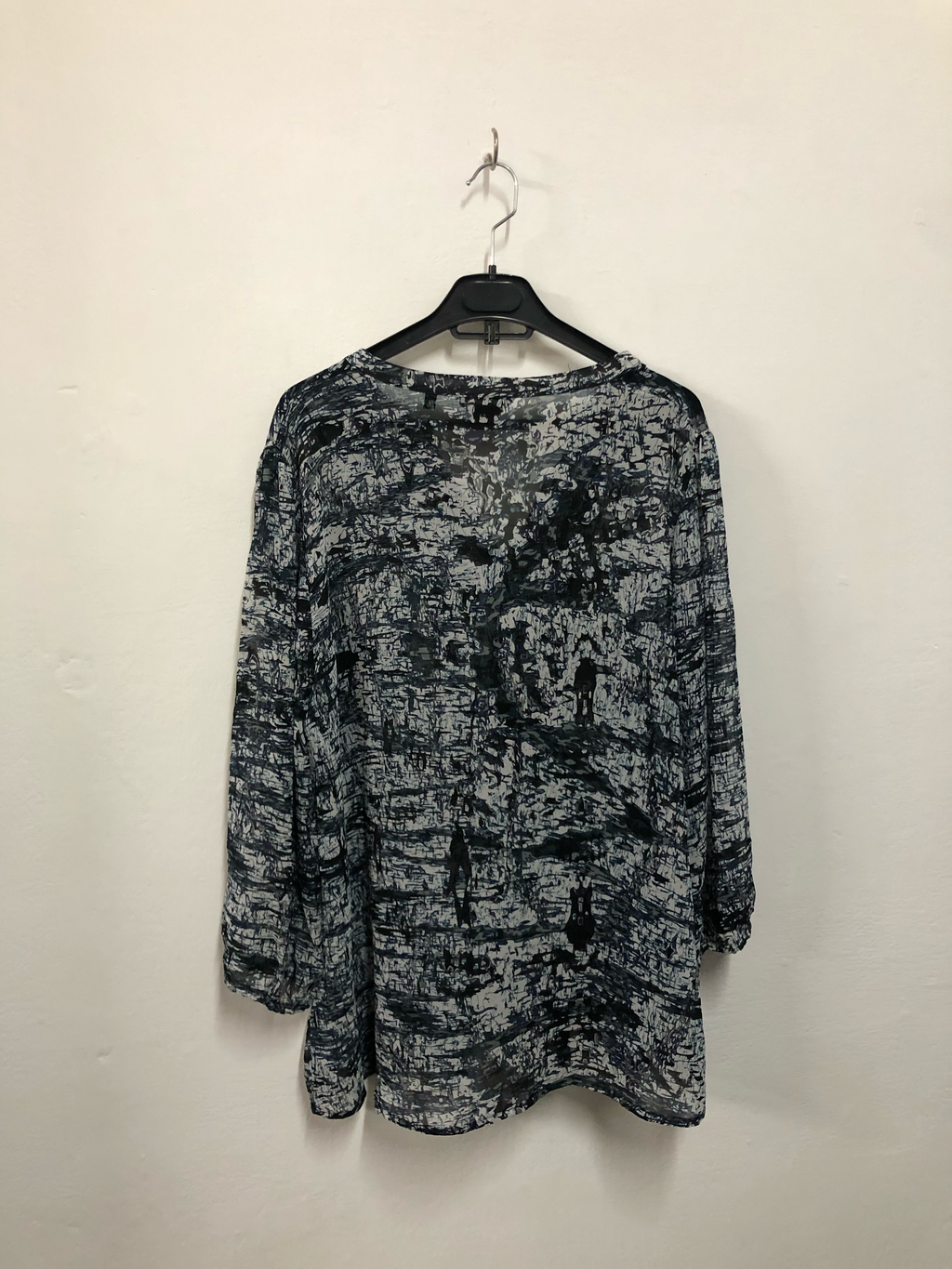 Black & White Printed Top
