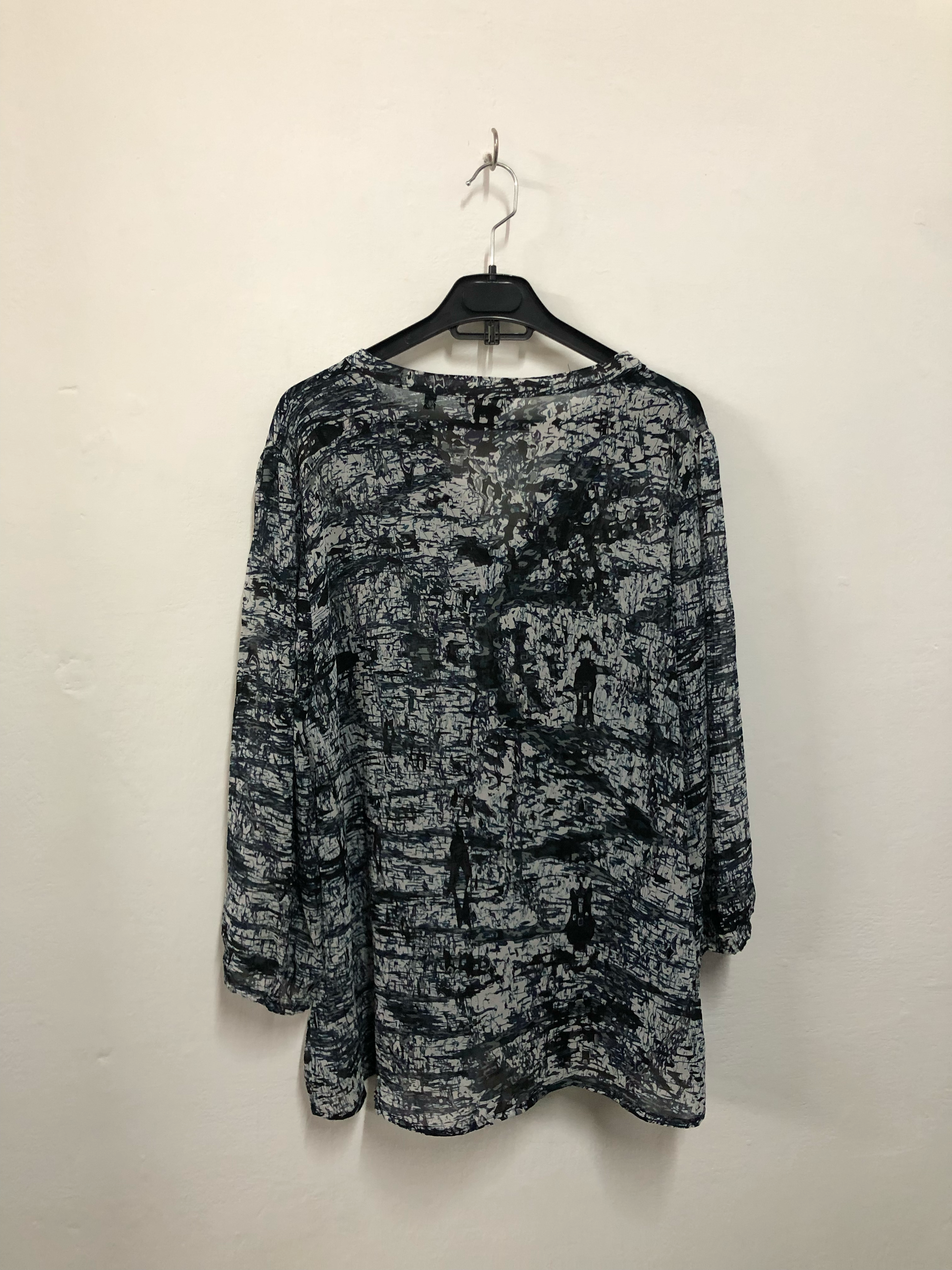 Black & White Printed Top
