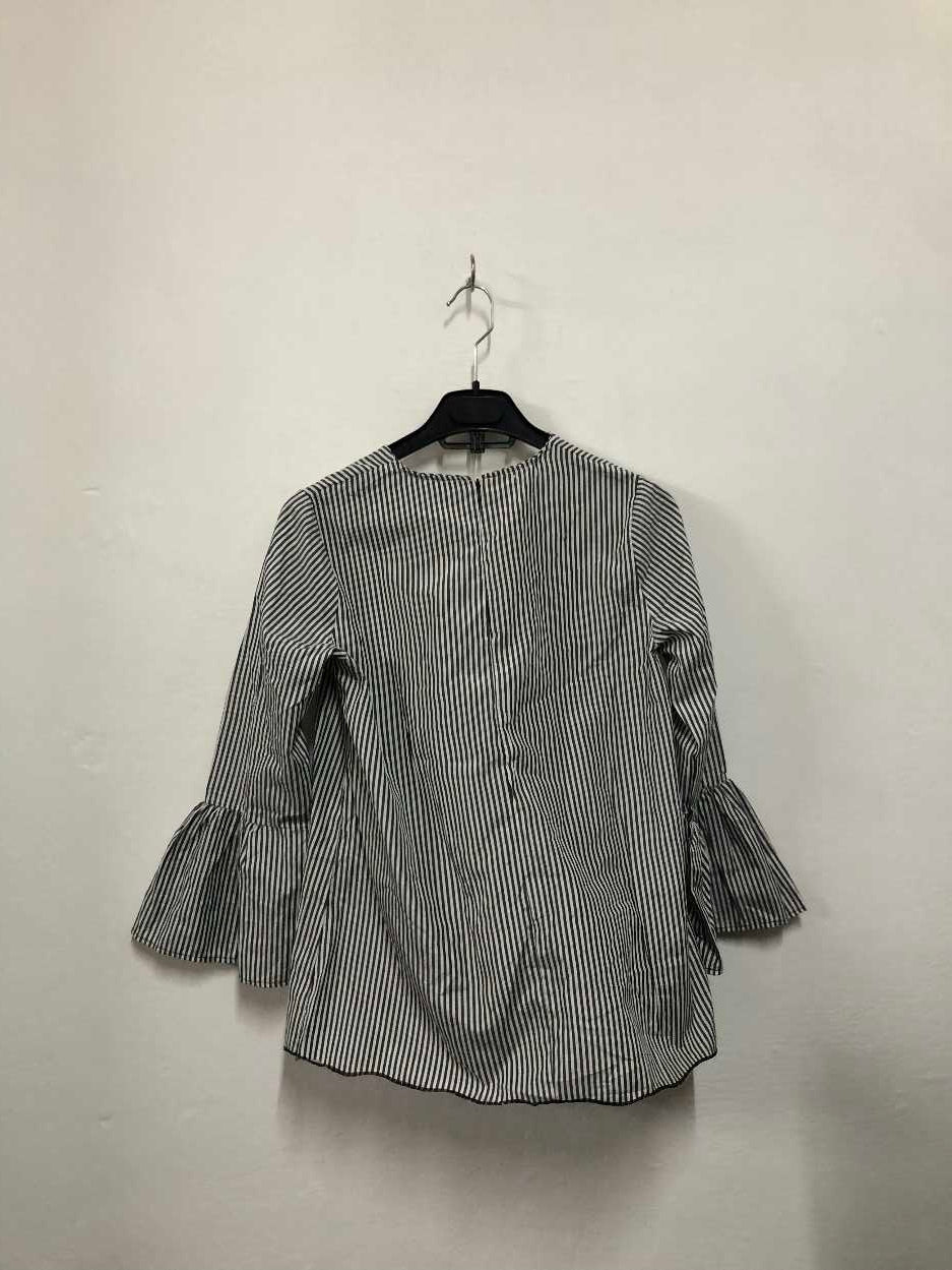 Striped Bell Sleeve Top