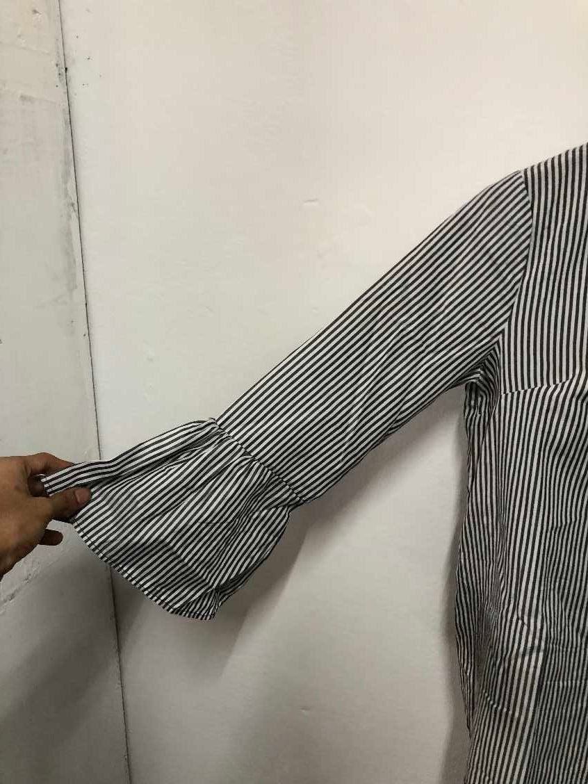 Striped Bell Sleeve Top