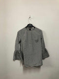 Striped Bell Sleeve Top