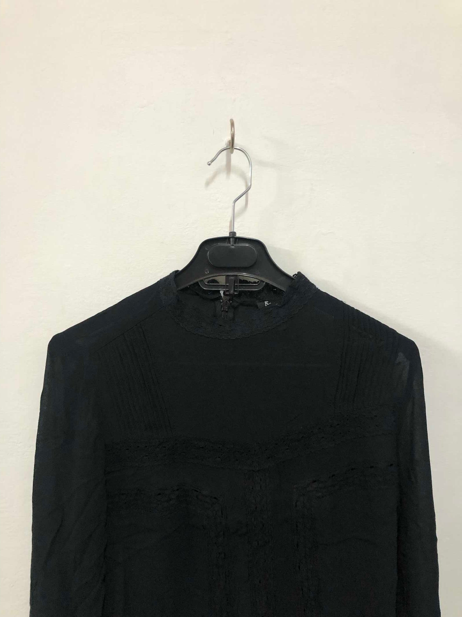 Black High Neck Top