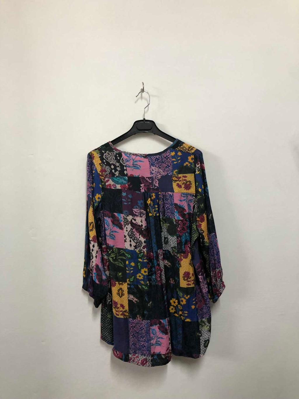 Patchwork Smocked Top