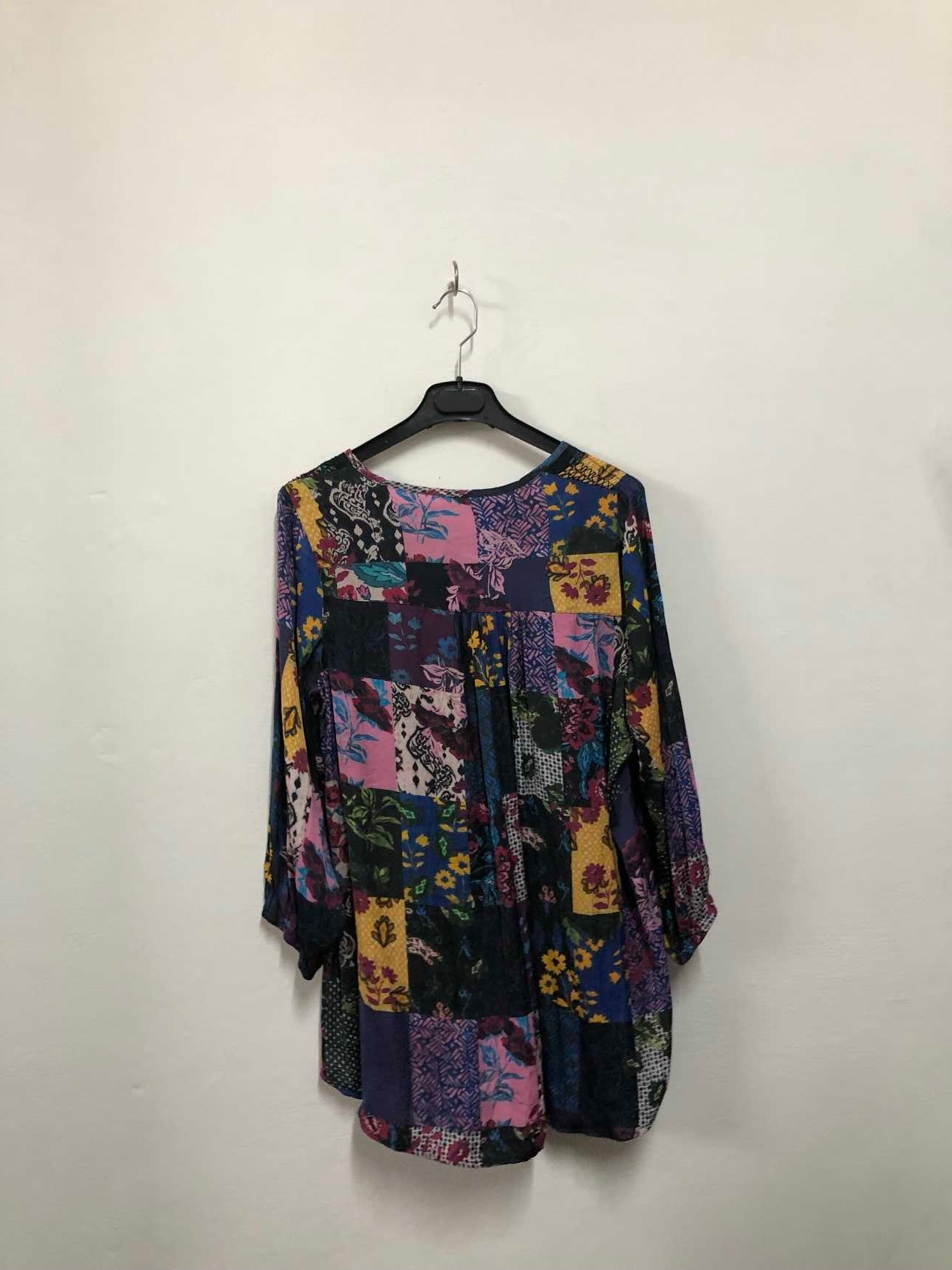 Patchwork Smocked Top