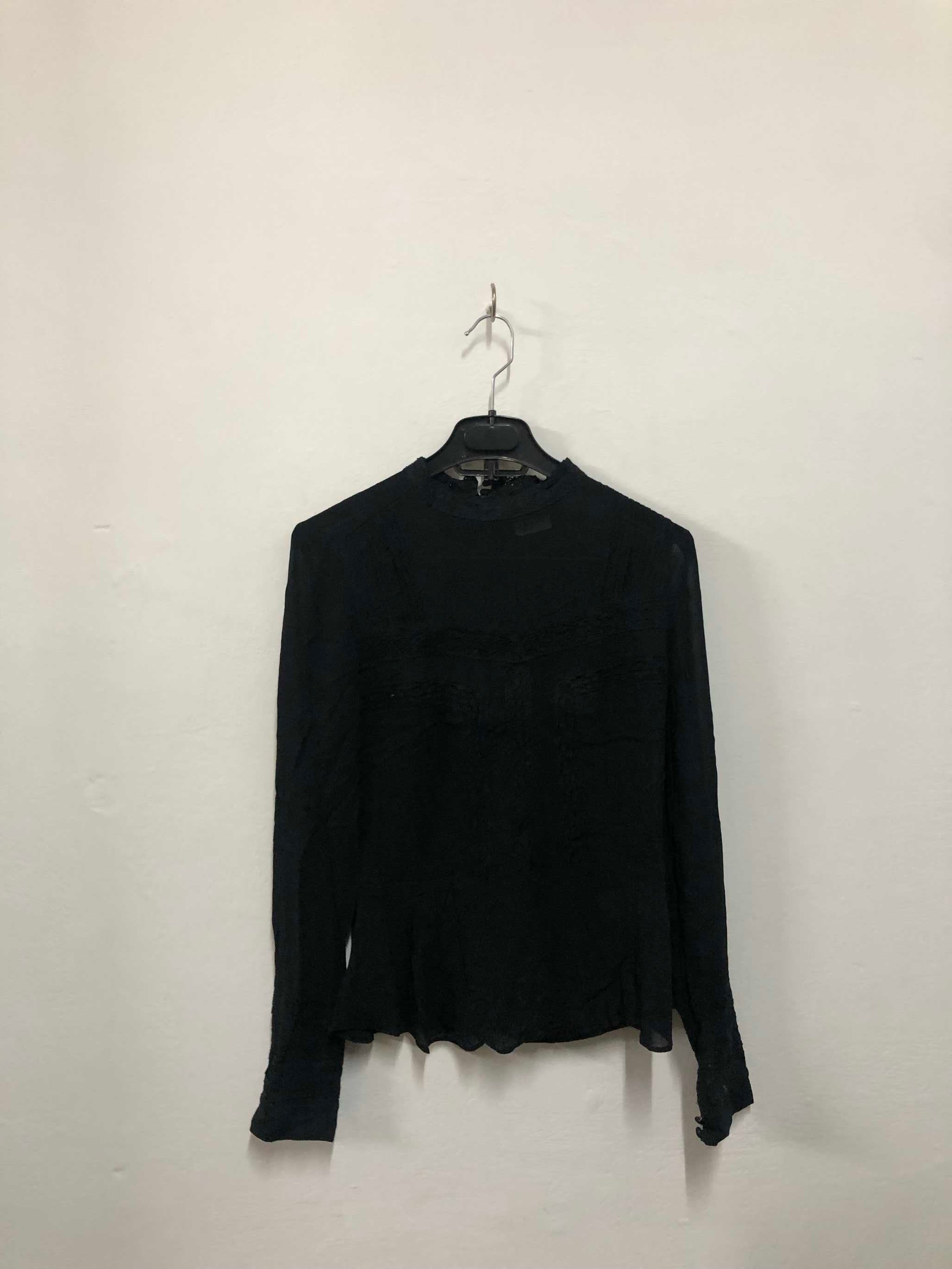 Black High Neck Top