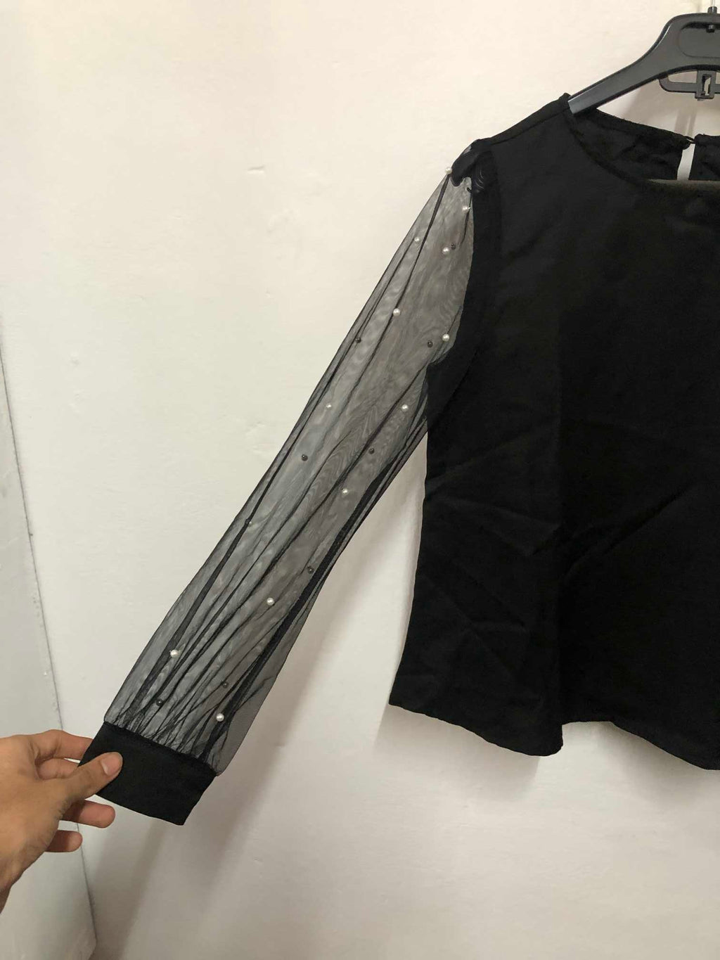 Black Pearl Sleeve Top