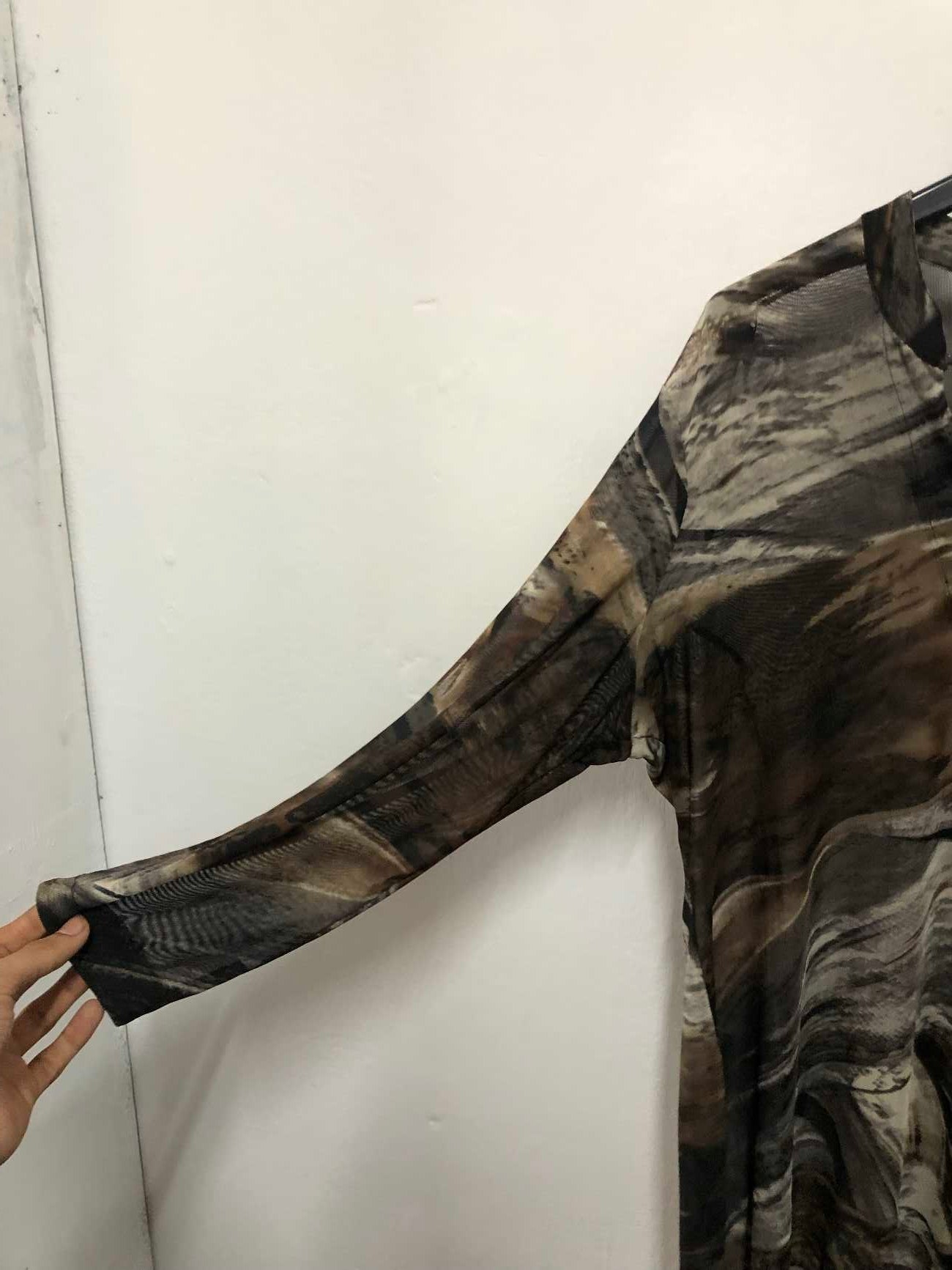 Sheer Mesh Body Fit Top