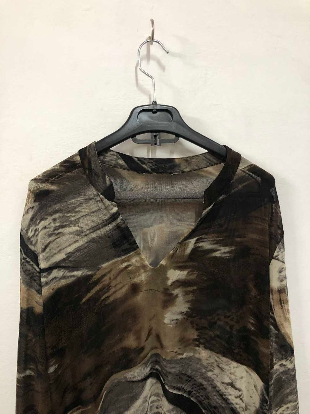 Sheer Mesh Body Fit Top