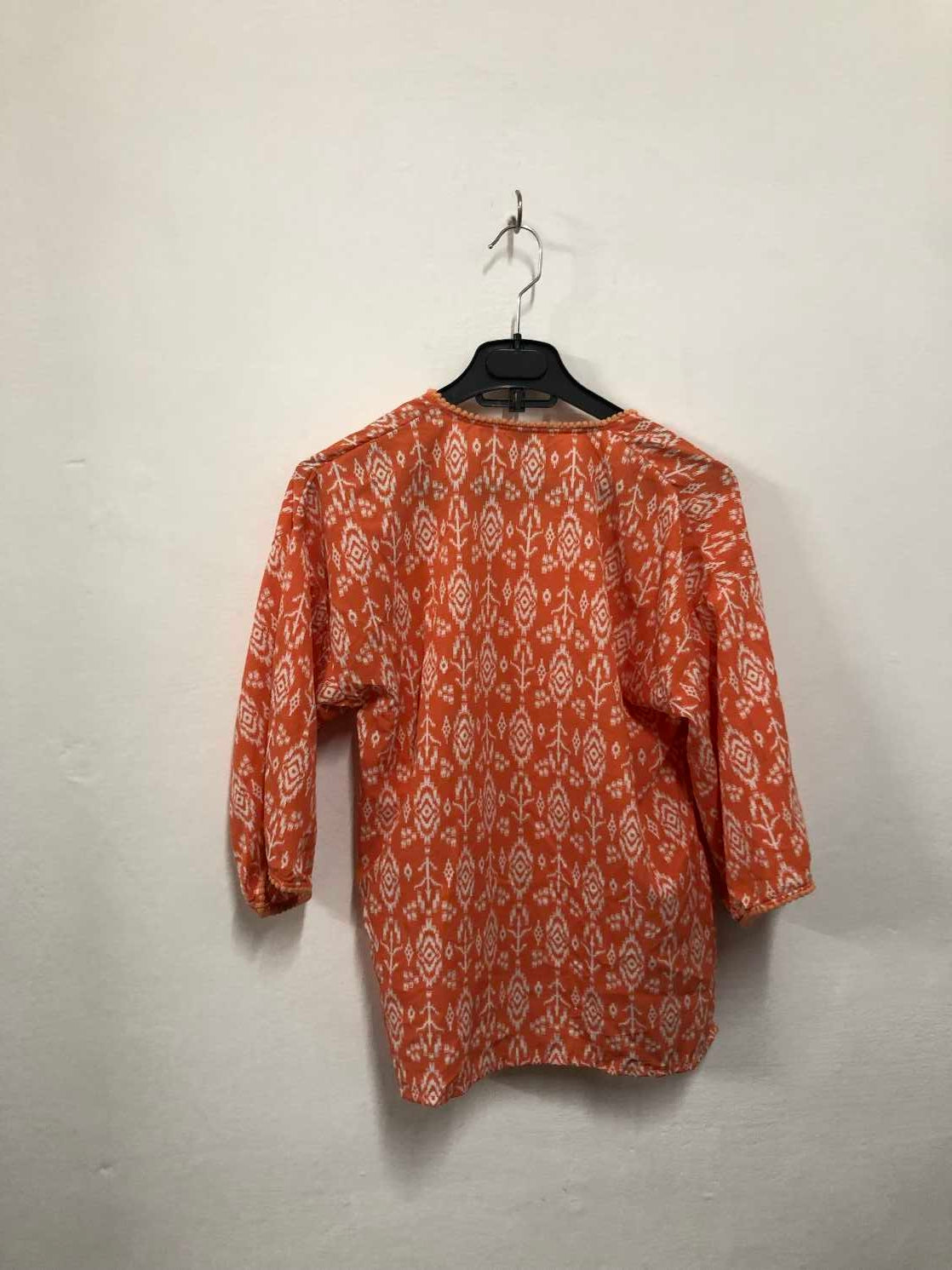 Boho Print Overlay Top