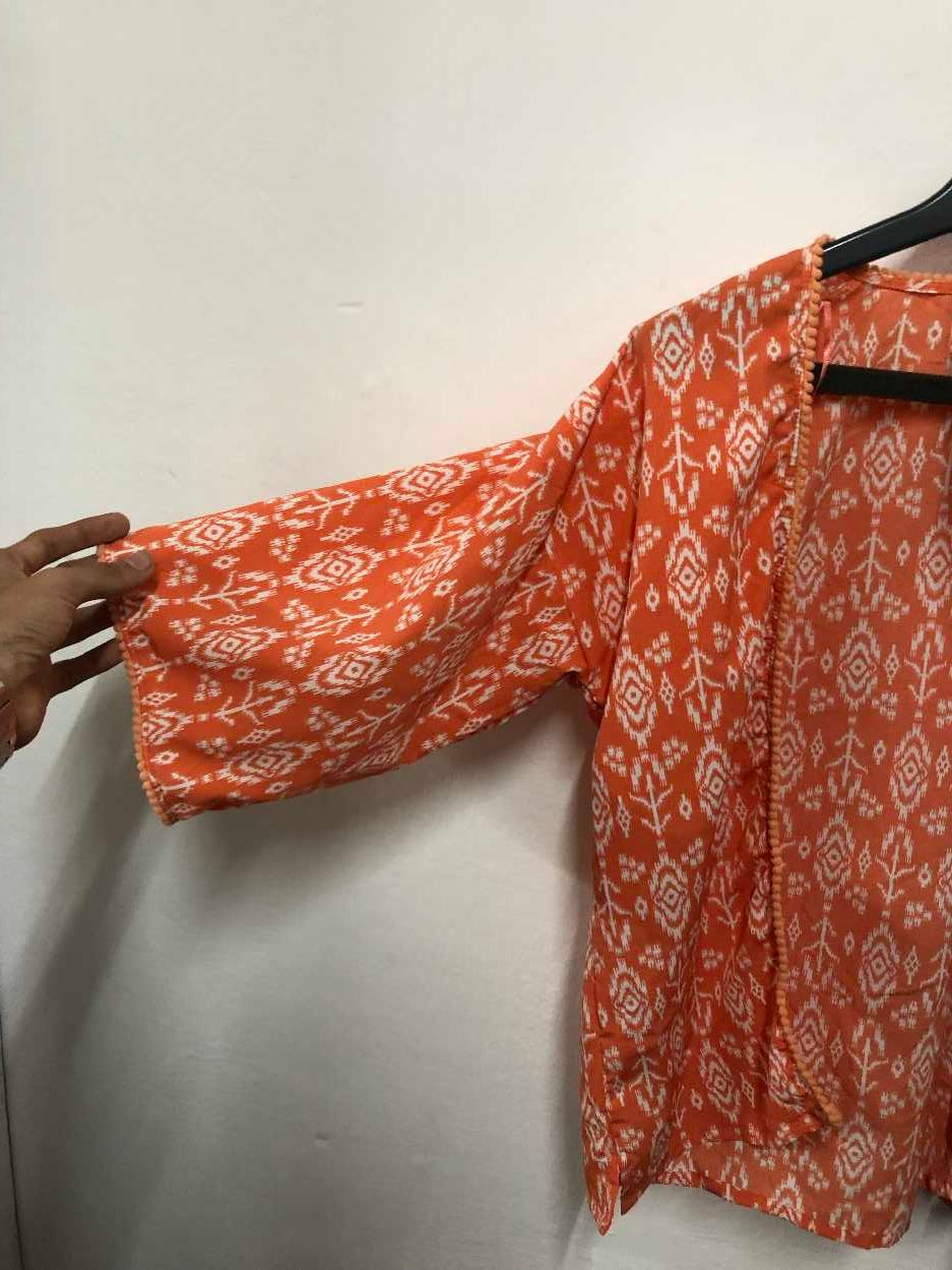 Boho Print Overlay Top