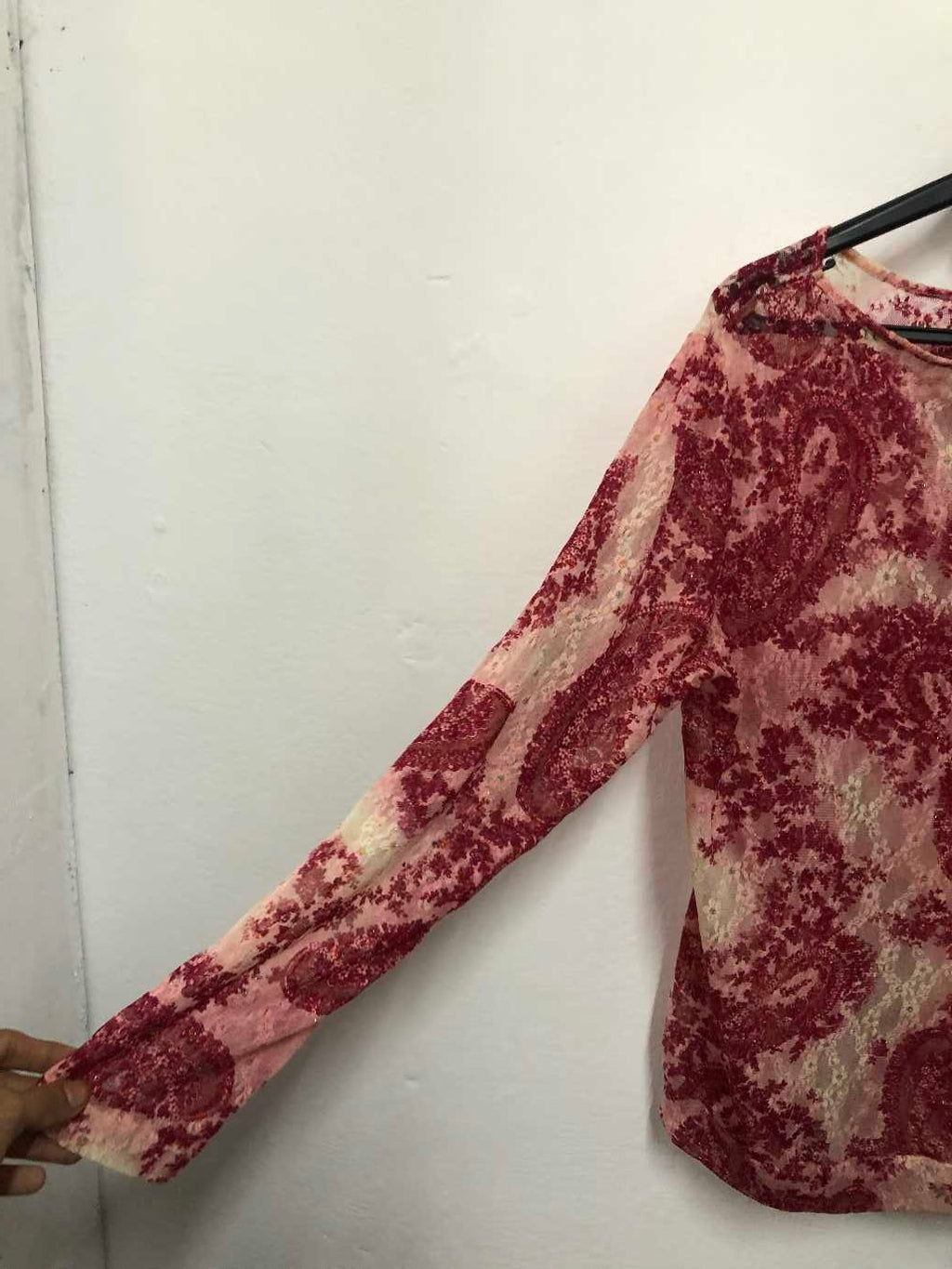 Sheer Floral Top